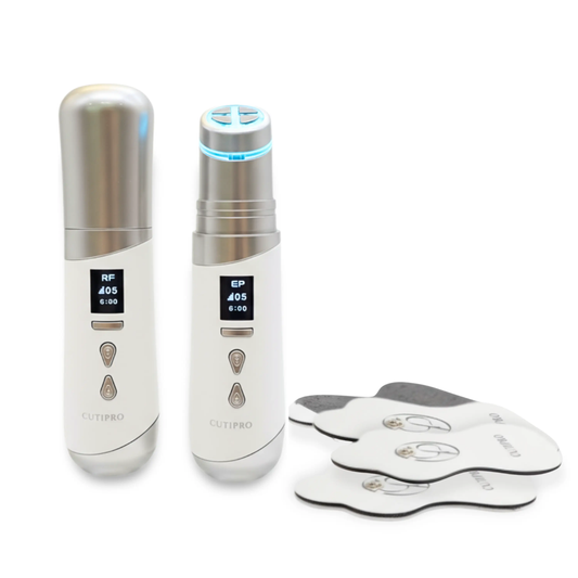 VERYAN Cuti Pro Standard Set | RF, ESS, EP & EMS Beauty Device + Body Patches for Skin Brightening, Anti-Wrinkle, Facial Lifting & Body Firming 내 스토어