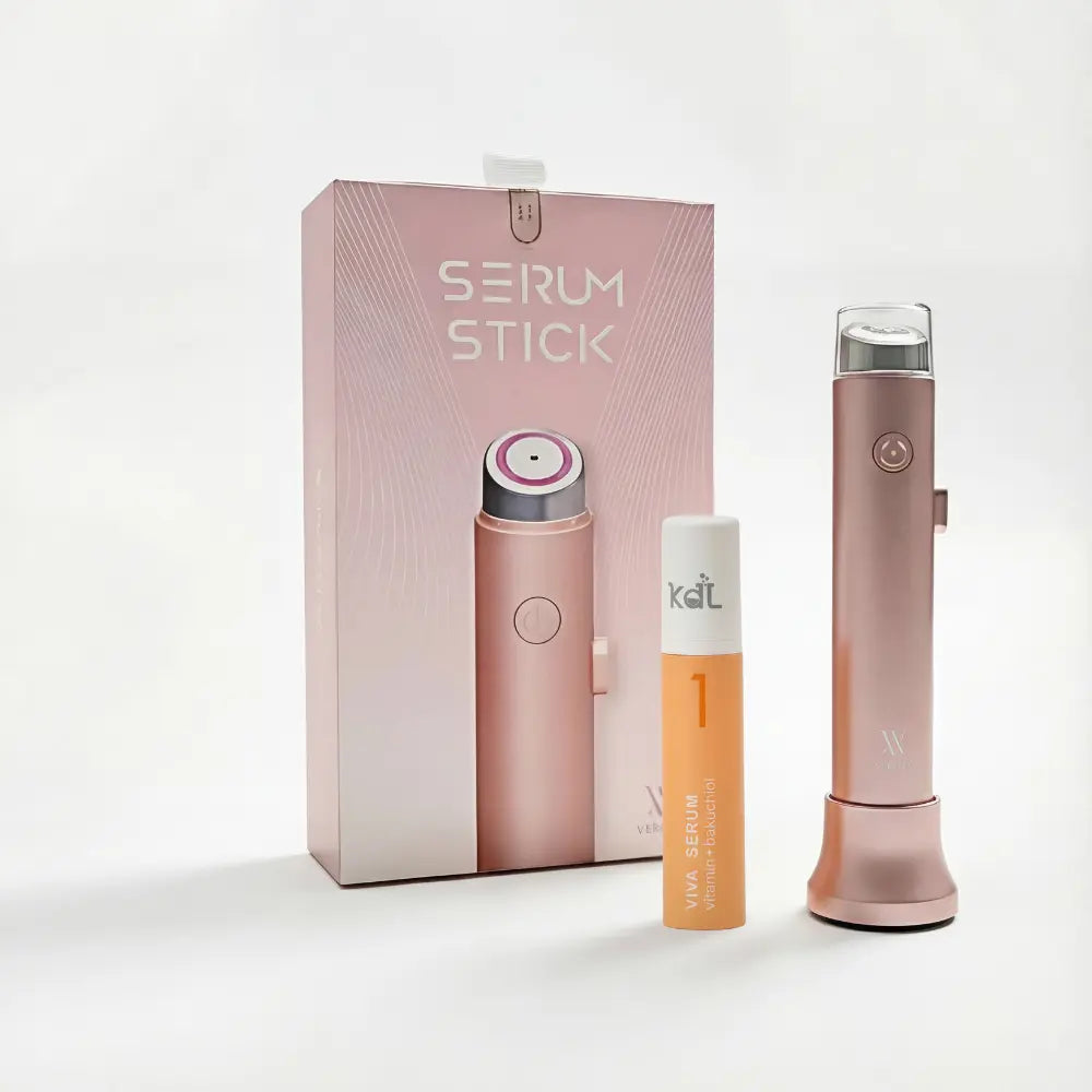 VERYAN KDL Serum Stick Viva Set with one Vitamin C serum that revitalizes the skin.
Using electroporation technology, it delivers active ingredients deep into the skin for a clearer and healthier complexion. 