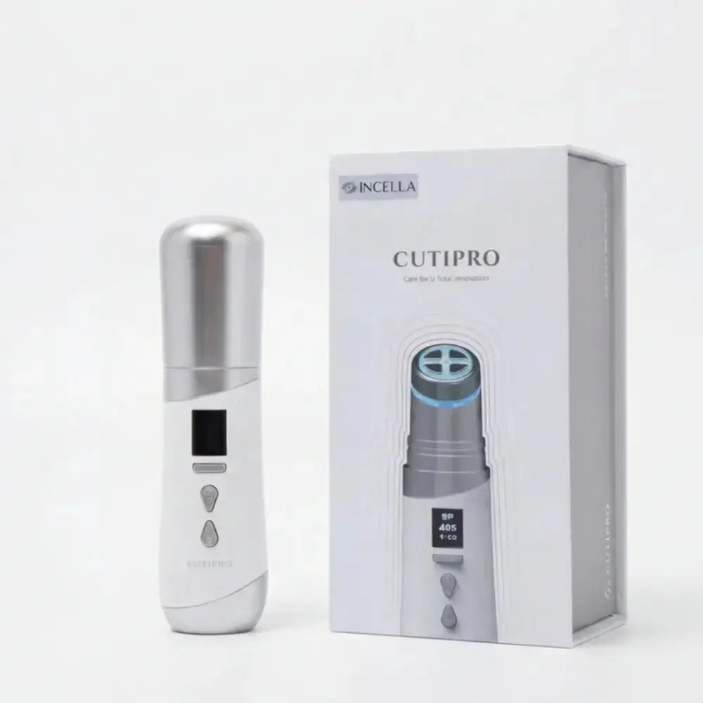 INCELLA CUTI PRO multi-function facial and body care device displayed with its retail box