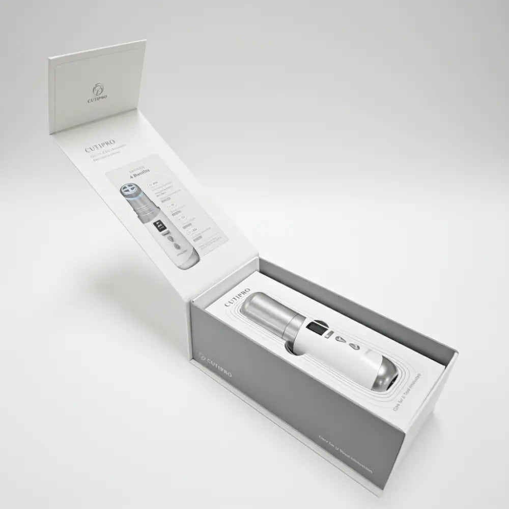 VERYAN Cuti Pro Standard Set | RF, ESS, EP & EMS Beauty Device + Body Patches for Skin Brightening, Anti-Wrinkle, Facial Lifting & Body Firming 