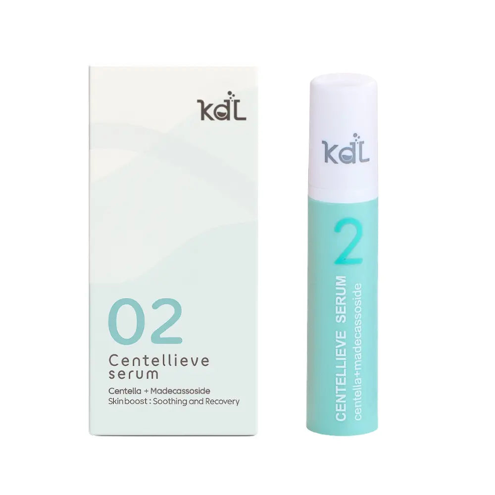 KDL Centellieve Soothing Serum with packaging — enriched with Centella Asiatica extract to calm and hydrate sensitive skin.