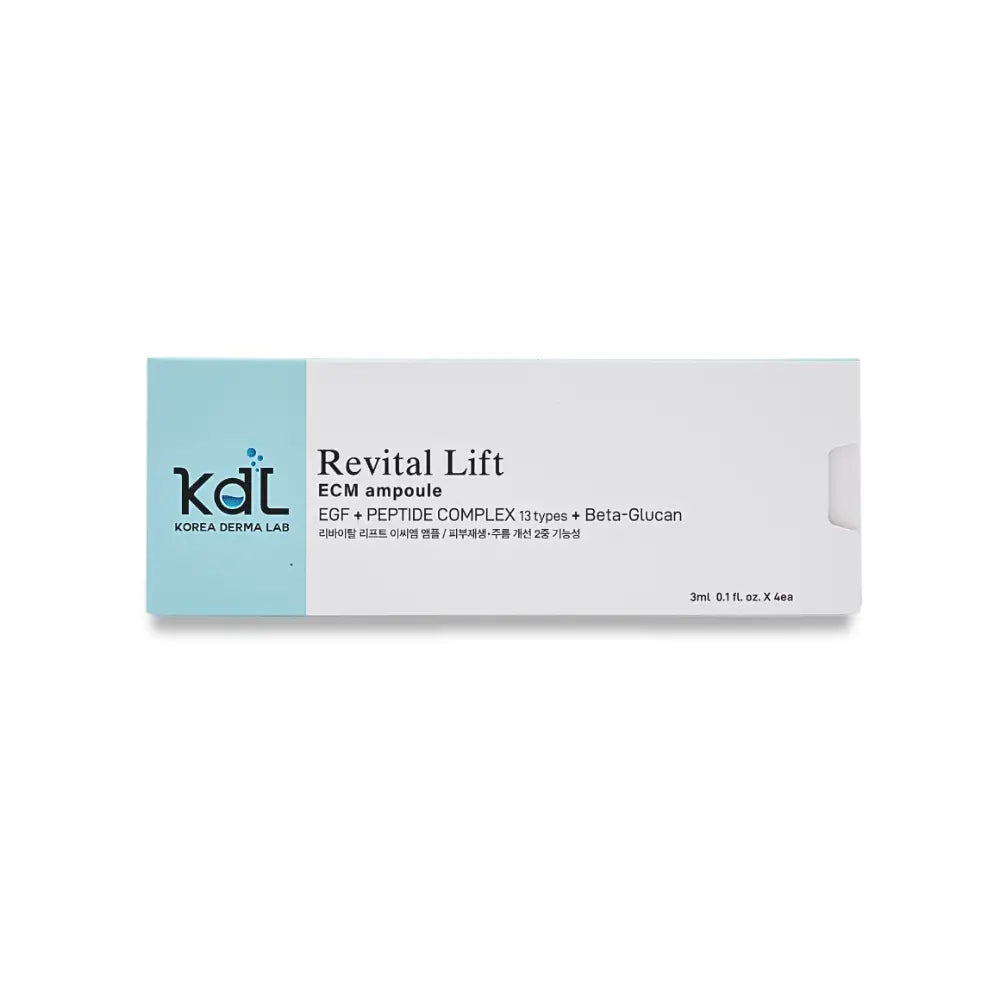 Single KDL Revital Lift Booster Ampoule with box — anti-aging serum for firm and lifted skin