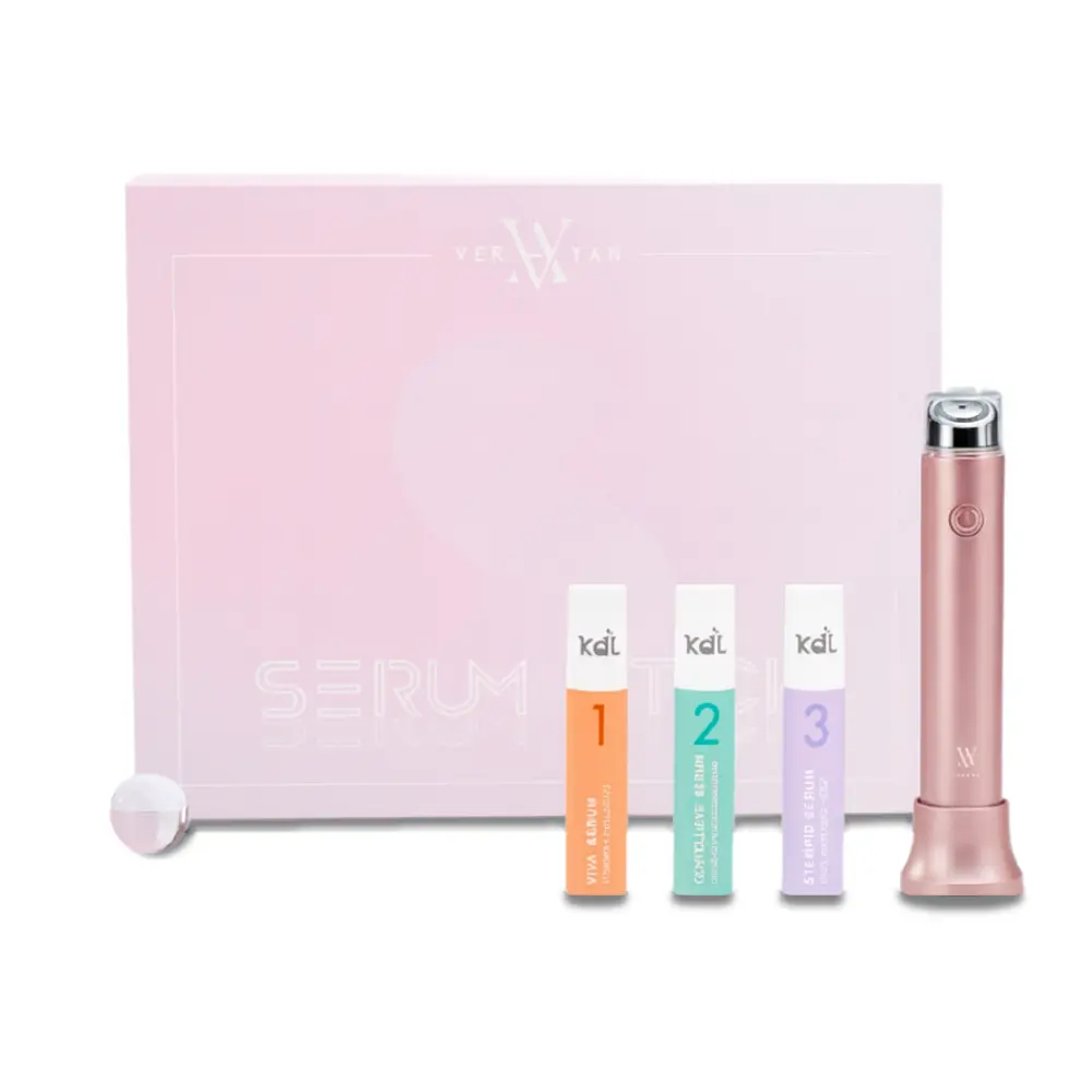 VERYAN KDL Serum Stick homecare beauty set for anti-aging and hydration, packaged in elegant Korean design.